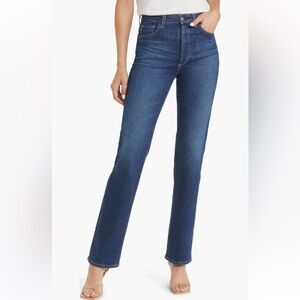 AG High Waist Straight Leg Jeans